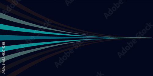 Abstract background of rainbow groovy Wavy Line design in 1970s Hippie Retro style. Vector pattern ready to use for cloth, textile, wrap and other.