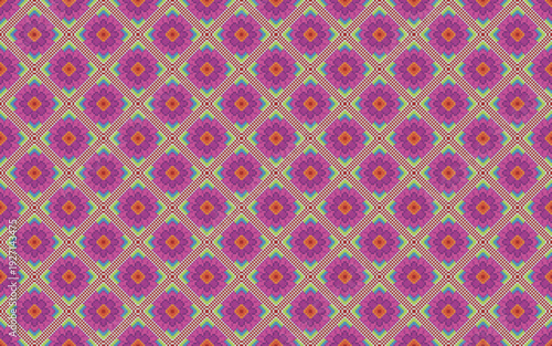A continuous purple square pixel pattern, used in textile weaving, printing, continuous surface textures, and tile patterns.