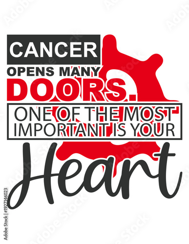 Set of bold monochrome typography designs with awareness ribbons integrated into World Cancer Day text for health campaign materials and global advocacy, Concept of awareness, health, cancer support