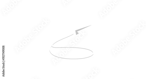 Closeup of single metal fishing hook.