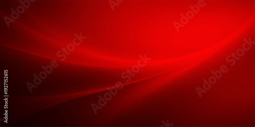 A flowing red silk wallpaper design with smooth satin waves and soft purple light curves creating a motion texture pattern on an abstract vector backdrop
