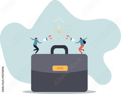 Communication message, announcement or conversation to communicate idea, information or discussion speech,human life and situation.