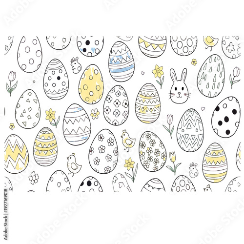 Easter egg patterns and designs