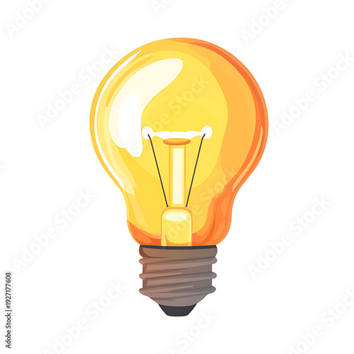 Eco-friendly light bulb energy concept icon