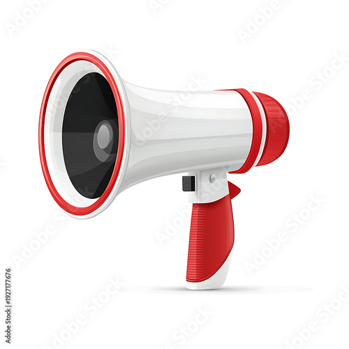Dynamic Bullhorn Advertising Graphic Design Concept