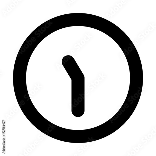 A simple clock icon showing a time indicator