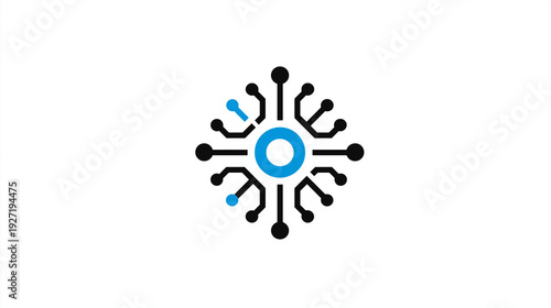 Modern Technology Logo Representing Innovation and the Future