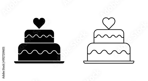 Celebrate mother's day with beautiful cake designs Vector