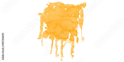 Orange ink splash liquid texture abstract art backdrop organic drip fluid design graphic element