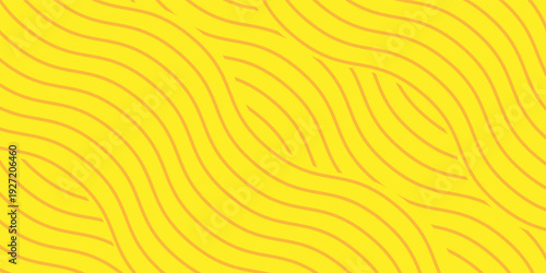 Ramen pattern with orange wave lines texture