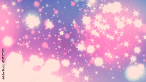 abstract pink background with stars