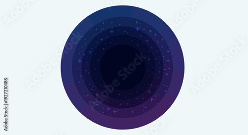 Dark blue circular object closeup.