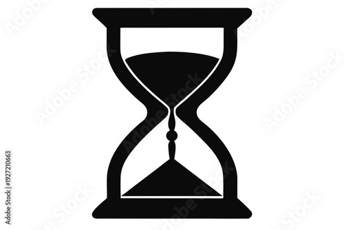 hourglass vector illustration, hourglass icon 