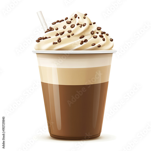 Iced Coffee On-The-Go Vector Design