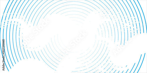 different blue concentric circles icon vector illustration isolated on transparent background. radar signal or vibration elements. sonar or sound wave ring collection. sound wave rings collections.
