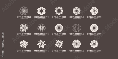 Luxury floral logo bundle perfect for beauty, health, and eco-friendly brands