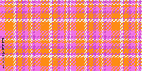 Bag textile texture background, coat vector check tartan. Sexy pattern seamless fabric plaid in magenta and bright colors.