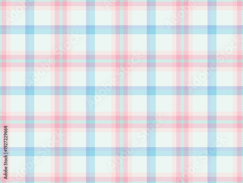 Pastel candy seamless madras plaid pattern tartan background
