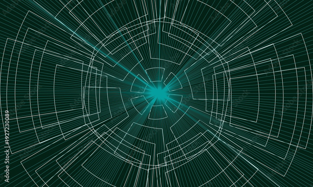 Obraz premium Spider web on dark background