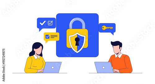 Digital security and data protection with secure online collaboration and privacy