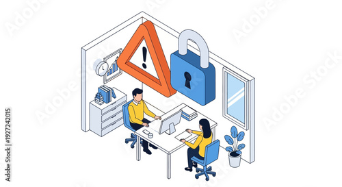 Securing sensitive data and information in the workplace with a focus on cybersecurity and data protection for a safe business environment