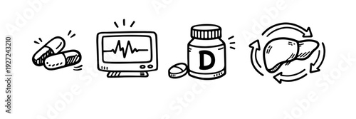 Vitamin d supplements and liver health monitoring