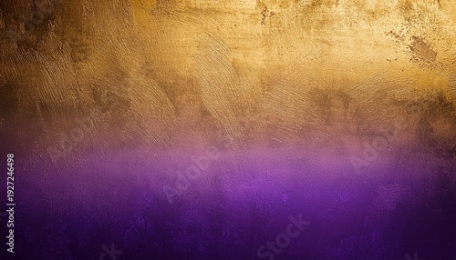 Purple To Gold Color Gradient Grungy Metallic Backgrou Background