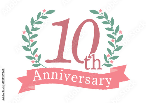 月桂樹のかわいい10周年アイコン