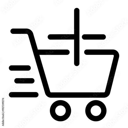 shopping cart add icon
