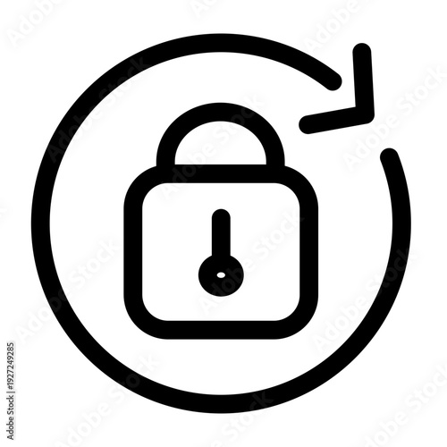lock icon refresh icon