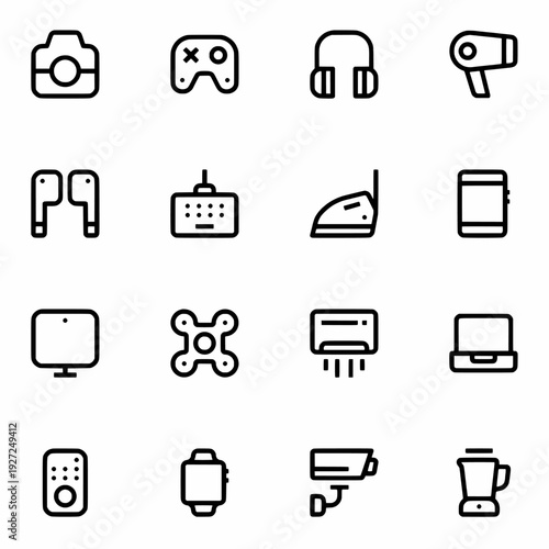 set of Electronic Device icons