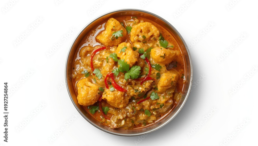 Fototapeta premium Cauliflower and potato curry images