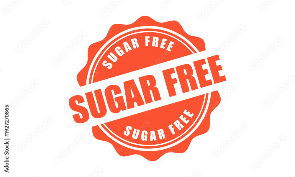 Obraz premium sugar free stamp