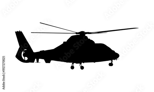 silhouette helicopter illustration