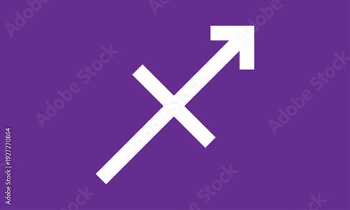 vector Sagittarius zodiac sign