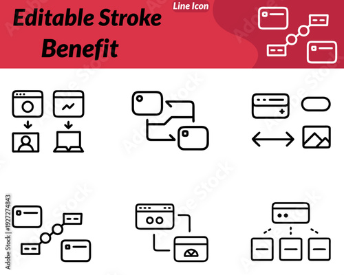 A Benefit icon in character style features a happy character standing.Beside a gift box reward badge upward arrow symbol. The character can show a satisfied and confident expression representing gain.