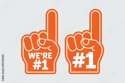We Are Number One Sports Fan Foam Finger