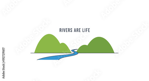 Rivers are life icon