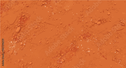 Solid orange rough texture background resembling sandy or powdered surface for abstract earthy graphic elements and projects