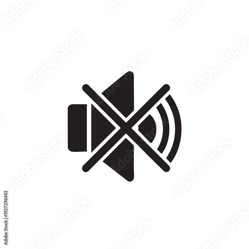 Quiet Space with Disabled Sound Icon for Focus and Concentration