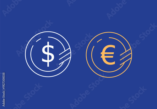 World currency dollar euro. Currency Exchange, Money, Finance