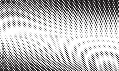 Grunge Halftone paper effect. Halftone crumpled paper texture with black a dotted, rough, and wrinkled surface. Wrinkled white paper in halftone collage style. Vector background