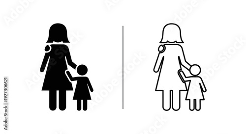Mother's day: celebrating the bond between mother and child Vector