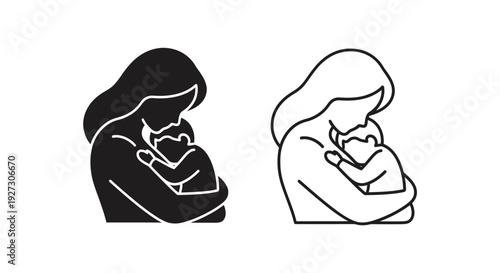 Mother's day: celebrating the bond between mother and child Vector