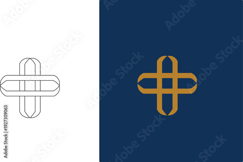 Celtic cross symbol icon designs