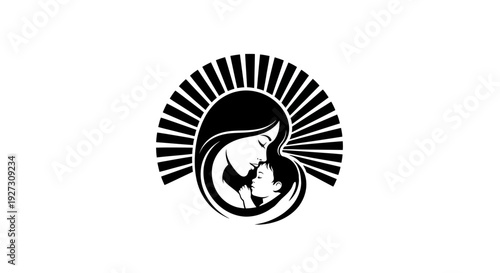 Mother's day celebration with love and care, symbolizing bond and appreciation Vector