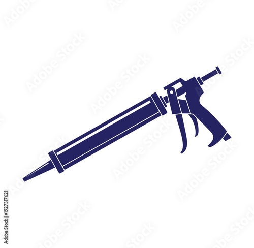 caulk gun tool for applying adhesive or sealant in construction and DIY projects