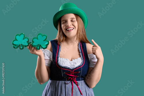 Redhead Irish waitress with...