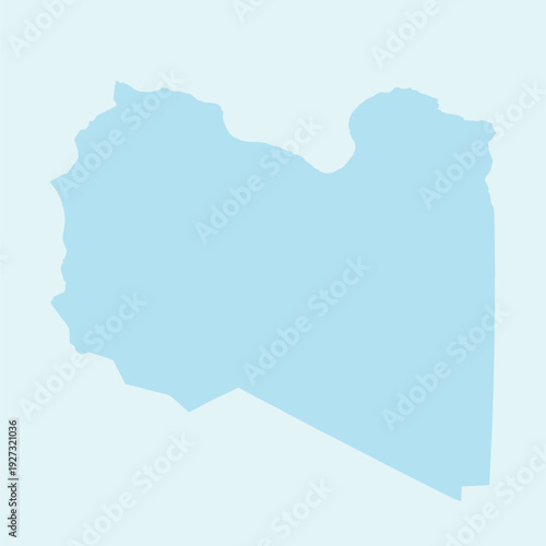 detailed map of libya