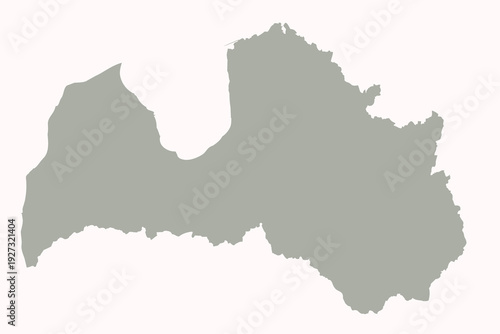 Detailed Map of Latvia With States and Cities